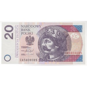 20 złotych 2016 CA 5808085 - RADAR !