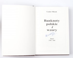 Miłczak, Polish banknotes and designs volume I , II with price lists and author's autograph