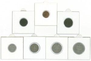 A set of pennies from the period of FP2