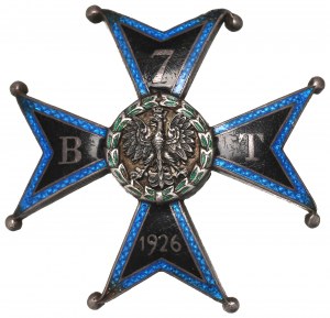 II RP, Badge of the 7th Telegraphic Battalion, Poznań - NUMBERED