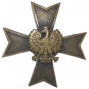 Polska, Odznaka krzyż z orłem - miniatura