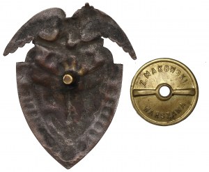 II RP, Badge of the 4th Howitzer Battery of the 8th Field Artillery Regiment - copy