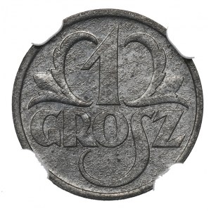 GG, 1 grosz 1939 - NGC MS64