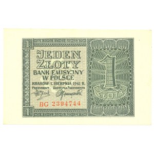 GG, 1 zloty 1941 BC