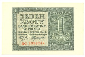 GG, 1 zloty 1941 BC