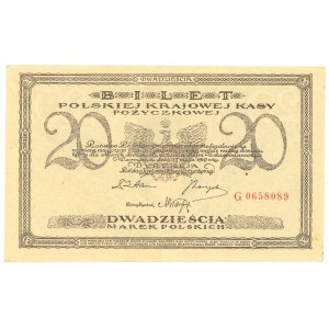 II RP, 20 Polish marks 1919 G