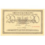II RP, 20 Polish marks 1919 G