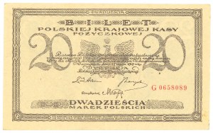 II RP, 20 Polish marks 1919 G
