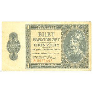 II RP, 1 złoty 1938 A - RZADKOŚĆ