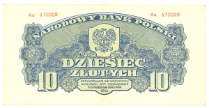 PRL, 10 gold 1944 , 