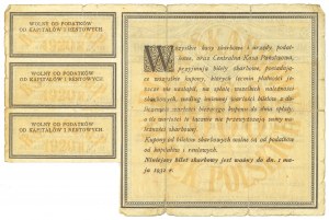 Revenue ticket for 1000 Polish Marks 1920 Series I AD.