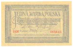 II RP, 1 Polish mark 1919 IAM