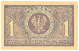 II RP, 1 Polish mark 1919 IAM