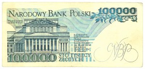 Peoples Republic of Poland, 100000 zloty 1990 AS - PMG 65EPQ