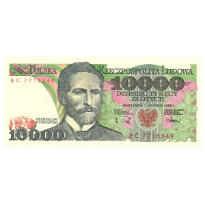 PRL, 10.000 złotych 1988 BC