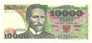 People's Republic of Poland, 10,000 zloty 1988 BC