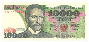 People's Republic of Poland, 10,000 zloty 1988 BC