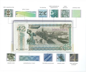 PWPW Warsaw test banknote yesterday - low number