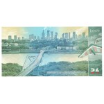 Banknot testowy PWPW Warszawa dziś - niski numer