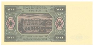 People's Republic of Poland, 20 gold 1948 FR