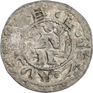 Bolesław III Krzywousty (1107-38), denarius, Kraków, prince on the throne - RARE