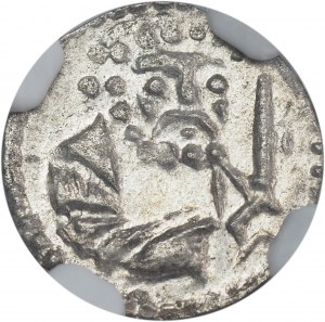 Silesia, Duchy of Legnica-Brzeg, Heller Legnica - NGC MS63