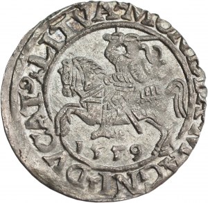 Sigismund II Augustus, half-grosz 1559, Vilnius - L/LITVA