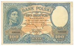 II RP, 100 gold 1919 S.C.
