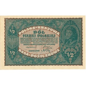 II RP, 1/2 marki polskiej 1920