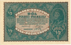 II RP, 1/2 Polish mark 1920