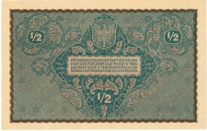 II RP, 1/2 Polish mark 1920