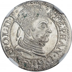 Stefan Batory, Grosz 1579, Gdańsk - WYŚMIENITY