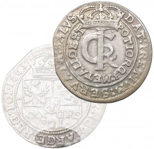 John II Casimir, 30 groschen 1663, Cracow