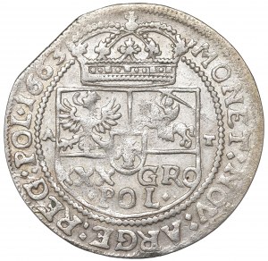 John II Casimir, 30 groschen 1663, Cracow