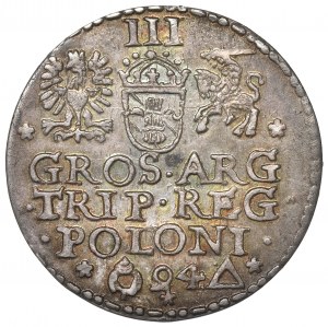 Sigismund III Vasa, 3 groschen 1594, Marienburg