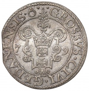 Stephan Bathory, Groschen 1579, Danzig