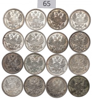 Russia, Nicholas II, Lot 20 kopecks 1905-14