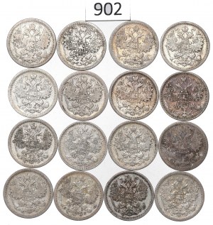 Russia, Lot 15 kopecks 1862-1908