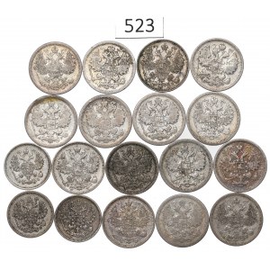 Russia, Lot 10-15 kopecks 1861-1914