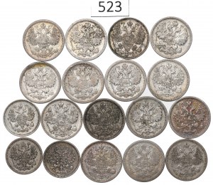 Russia, Lot 10-15 kopecks 1861-1914
