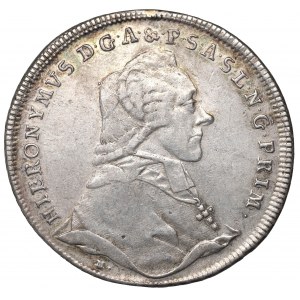 Austria, Bishopic of Salzburg, Hieronim Joseph, Thaler 1782