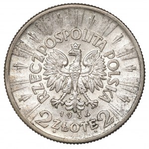 II Republic of Poland, 2 zloty 1934 Pilsudski