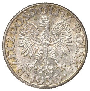 II Republic of Poland, 2 zlote 1936, Ship