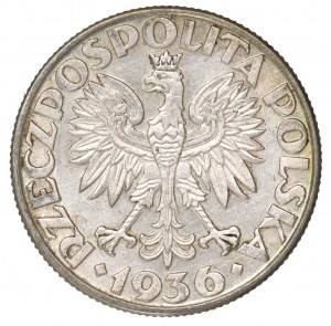 II Republic of Poland, 2 zlote 1936, Ship
