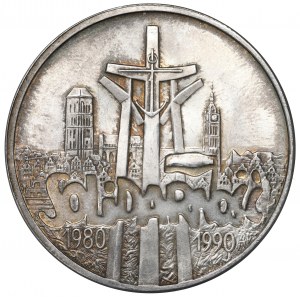III RP, 100.000 złotych 1990 Solidarność typ A