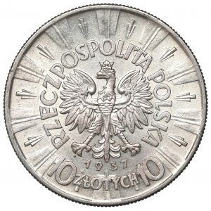 II Republic of Poland, 10 zloty 1937 Pilsudski