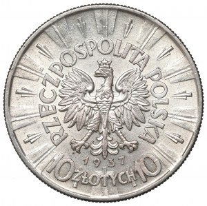 II Republic of Poland, 10 zloty 1937 Pilsudski
