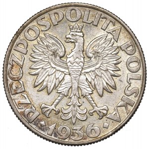 II Republic of Poland, 5 zloty 1936 Ship