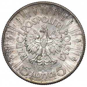II Republic of Poland, 5 zloty 1935 Pilsudski