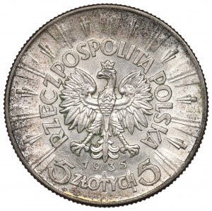 II Republic of Poland, 5 zloty 1935 Pilsudski
